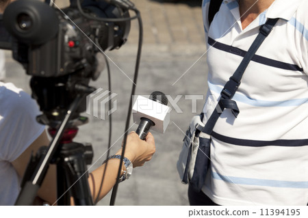 TV interview TV interview 11394195