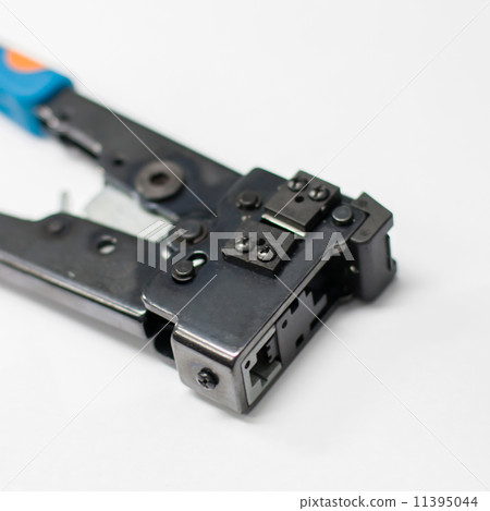 Modular crimping tool isolated on white background 11395044