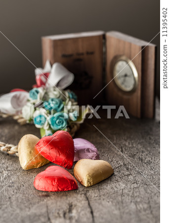 Valentines Day background with red hearts Valentines Day background with red hearts 11395402