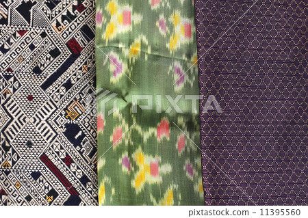 Closeup pattern silk Thailand. Closeup pattern silk Thailand. 11395560