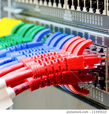 Network switch and UTP ethernet cables 11395610