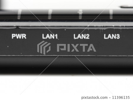 The front ethernet LAN router. The front ethernet LAN router. 11396135