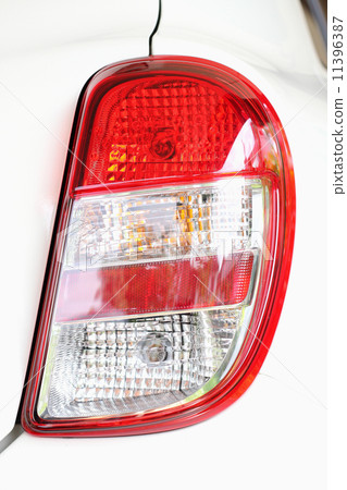 Tail light on the right car. Tail light on the right car. 11396387