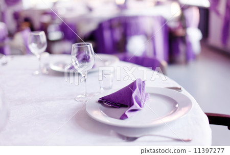 tables set for meal tables set for meal 11397277