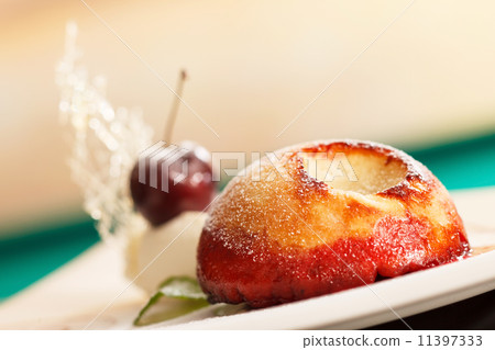 cake with cherry cake with cherry 11397333