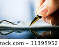 Pen and Stamp 11398952