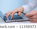 Business woman buying online. 11398973