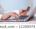 Business woman buying online. 11398974