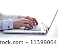 BusinessBusiness woman typing on a laptop.  woman typing on a laptop.  11399004
