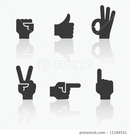 hand icon hand icon 11399581