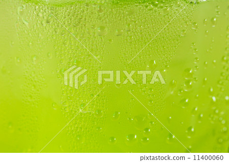 water drops on a green water drops on a green 11400060