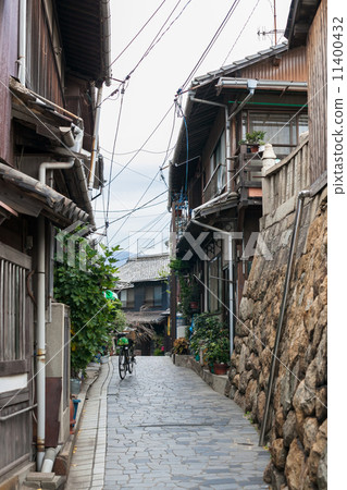 Konoura stone pavement alley Konoura stone pavement alley 11400432