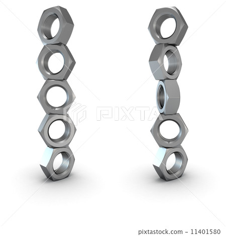 Columns of nuts Columns of nuts 11401580