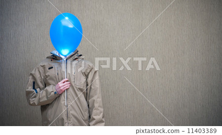 Man with the balloon Man with the balloon 11403389