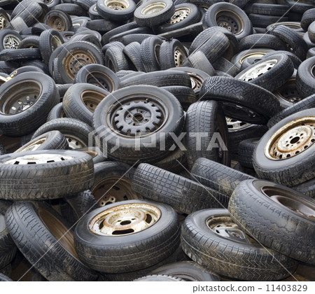 Wheels on dump 11403829