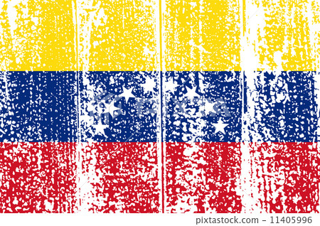 Venezuelan grunge flag. Vector illustration.  11405996