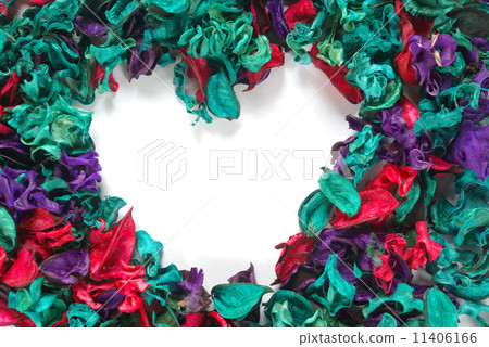 Potpourri Frame Heart Shaped White Space Potpourri Frame Heart Shaped White Space 11406166