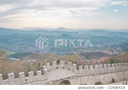 Republic San Marino. Architecture and landscape Republic San Marino. Architecture and landscape 11406419