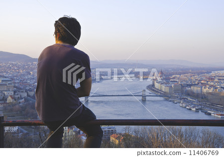 Man enjoying Budapest 11406769