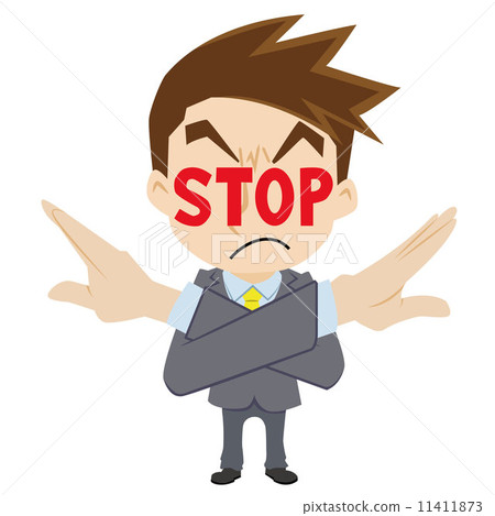 Stop businessmen Stop businessmen 11411873