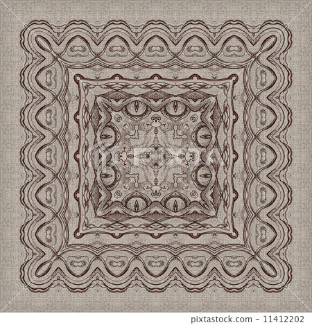 Seamless graphic pattern on canvas Seamless graphic pattern on canvas 11412202