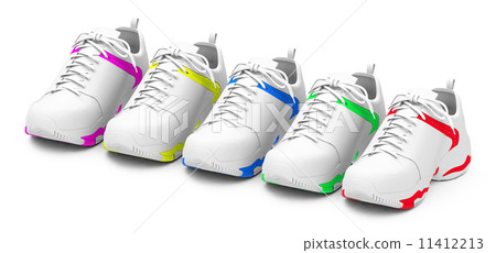 running shoes row 11412213
