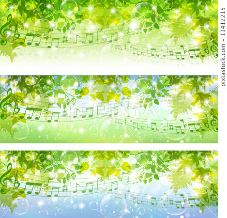 Musical note music background 11412215