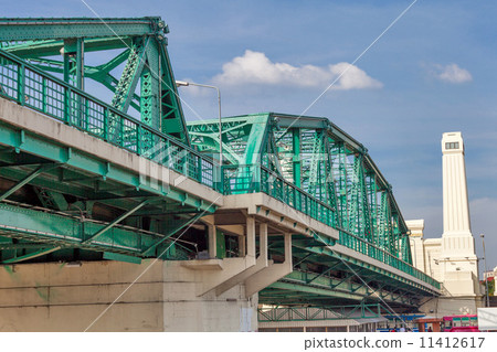 The Phra Phuttha Yodfa Bridge Bangkok Thailand. The Phra Phuttha Yodfa Bridge Bangkok Thailand. 11412617
