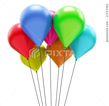 The colorful balloons 11415481