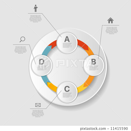 Infographic Templates for Business Vector Illustration. 11415590