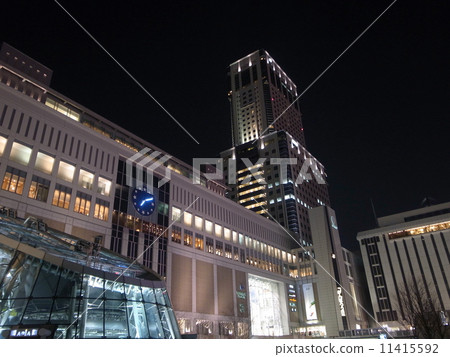 Night view of Sapporo station 11415592