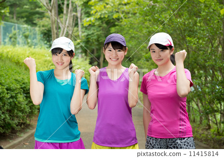 A girl who runs 11415814