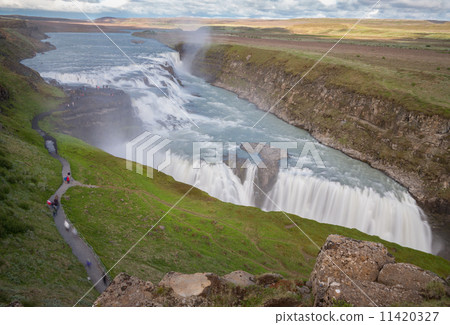 Waterfall Gullfoss, Iceland 11420327