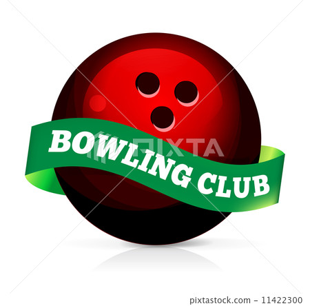 Bowling ball with ribbon - Stock Illustration [11422300] - PIXTA