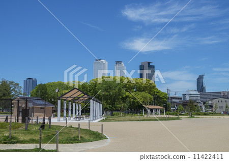 名古屋市，Yono公園和名古屋高層建築 11422411