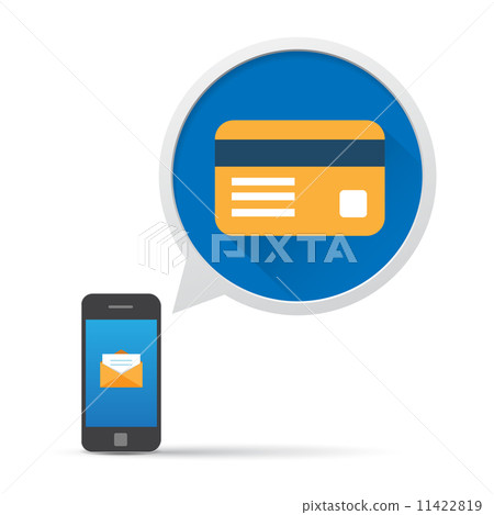 Smartphone and bubble talk message Smartphone and bubble talk message 11422819