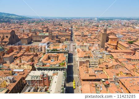 Aerial view of Bologna, Italy. 11423285
