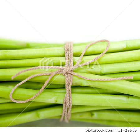 fresh asparagus over white fresh asparagus over white 11425519