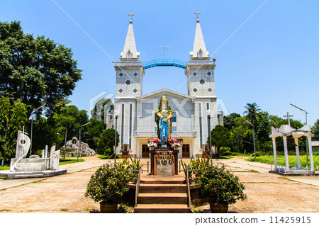 Catholic church, Nakhon Panom, Thailand. Catholic church, Nakhon Panom, Thailand. 11425915