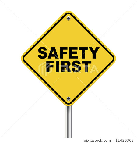 safety first sign clipart images