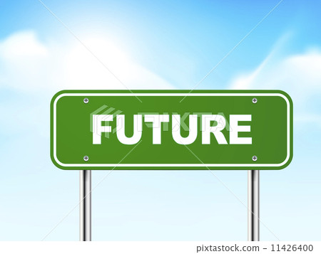 3d future road sign 11426400