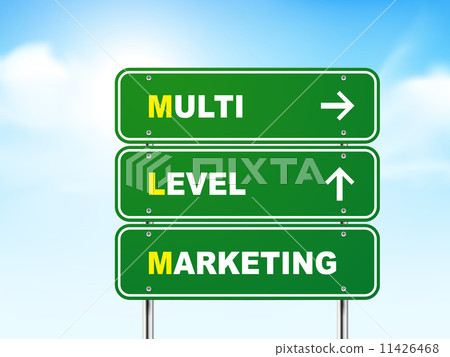 3d multi level marketing road sign 3d multi level marketing road sign 11426468