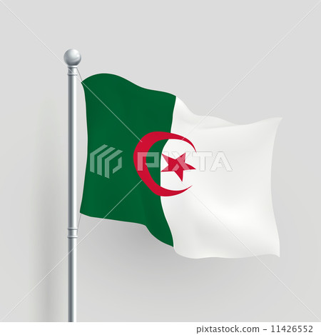 3d vector Algeria flag 3d vector Algeria flag 11426552