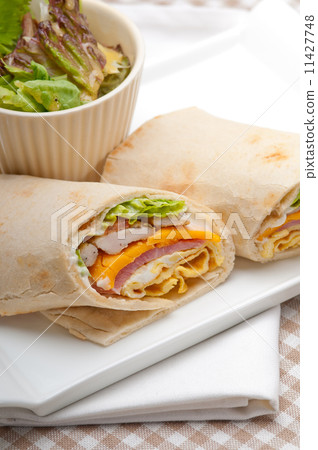 club sandwich pita bread roll 11427748