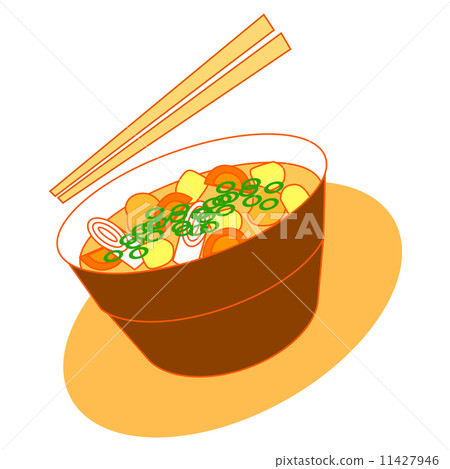 豬肉和蔬菜味噌湯 11427946