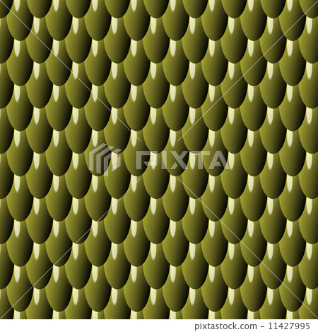 olive Squama Background with Fractal Pattern 11427995