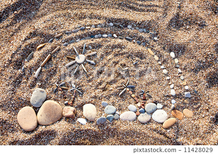 Sea stones background 11428029