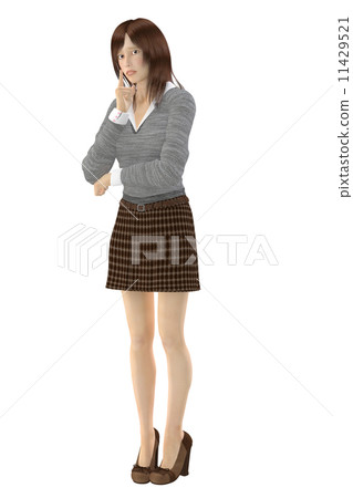 一個女人的表情思考 11429521