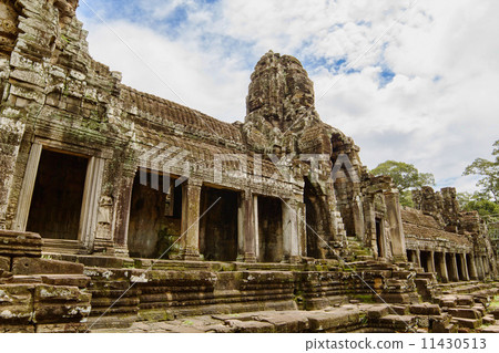 Ancient Bayon Temple located in Angkor, Siem Reap, Cambodia. Ancient Bayon Temple located in Angkor, Siem Reap, Cambodia. 11430513