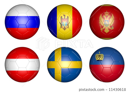 balls with flags 11430618